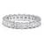 14K WHITE GOLD RINGS LAB DIAMONDS 12 thumbnail