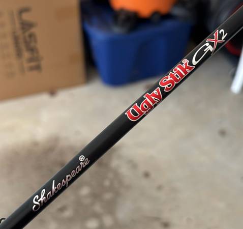 shakespeare ugly stik gx2 for sale Spinning Rods Fat Nancy's Tackle Shop Rods by Ugly Stik Shakespeare Ugly Stik Elite Salmon/