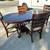 Dining set with 4 chairs a bench & removable leaf 2 thumbnail