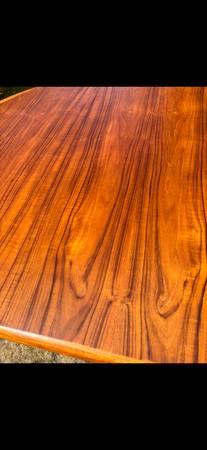 Danish teak D-Scan extendable dining table - $700 (Bellingham)63435755095297121