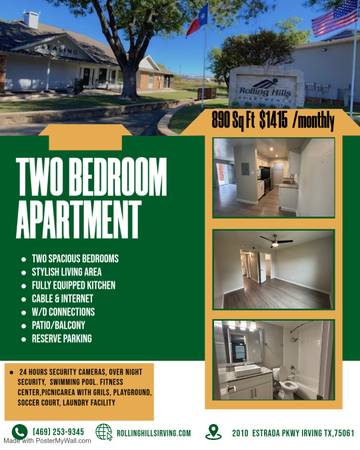 Cable/Internet Ready, Pet Friendly! Two Bedroom/ Two Bathroom 1