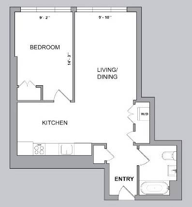 $3,200 / 1br - Luxury 1BR Sublease - Bushwick High-Rise - $3,200 ALL IN Oct-March 26 (Bushwick)63854482095235121