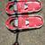 Red Feather Snowshoes, 2 pair, broken bindings 5 thumbnail