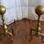 Brass Antique Cannonball Andirons 7 thumbnail
