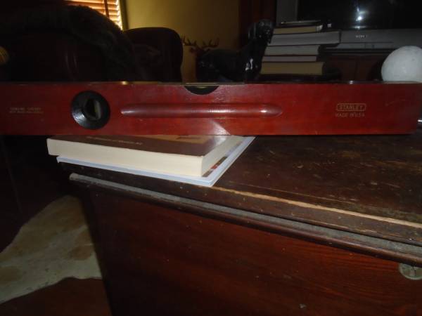 Vintage Stanley Cherrywood Level Tool 1
