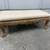 Wooden Carved Upholstered Bench 1 thumbnail