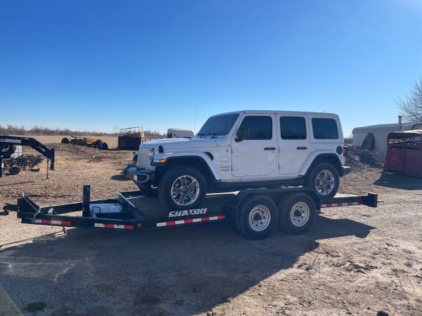 7' x 18' Custom Tilt Car Hauler Trailer 1