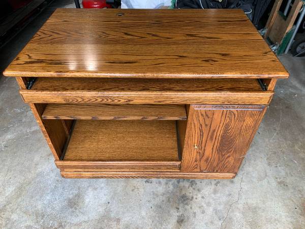 Solid oak desk - work table 1