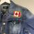 DSQUARED2 Denim Jacket Mens 54 Blue Trucker Distressed Flag Patch Made In Italy 5 thumbnail