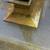 One (1) Hollywood Regency Brass and Lucite Torchiere 14 thumbnail