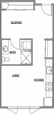 $1,560 / 490ft2 - ¡La ubicación es importante! Descubra estudio en el centro de University Place. (University Place - Chambers Bay Trail & Golf Course)63688567361667122