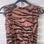 ALLSAINTS Hali Zephyr Zebra Print Ruched Dress 2 thumbnail