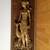 HUGE VINTAGE WOMAN DEER SCULPTURE GREEK GODDESS ARTEMIS FRAMED RARE 1 thumbnail