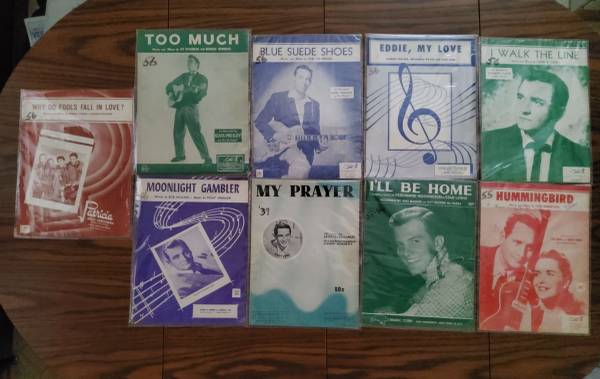 1950's SHEET MUSIC set 1
