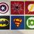 Children's Hand Painted Comic Signs 1 thumbnail