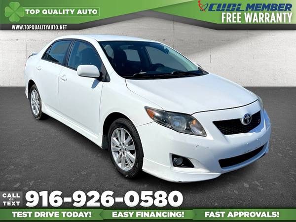 2009 Toyota Corolla S - $6,750 (Top Quality Auto)63654703274371122
