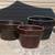 VTG Stoneware Crocks Brown Glazed Mixing Dough Nesting Bowls 1 thumbnail