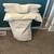 Twin size mattress with bed frame, sheets and duvet 13 thumbnail