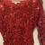 NEW Women’s Boston Proper Red Sequin 3/4 Sleeve Top, size Small 2 thumbnail