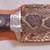 Western Diamond Back Rattle Snake Sheath w/Decorative Knife 2 thumbnail