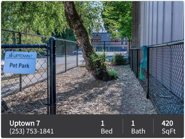 $1.399 / 1hab - 420ft2 - Un dormitorio en Uptown 7! (Tacoma)64031308286850122