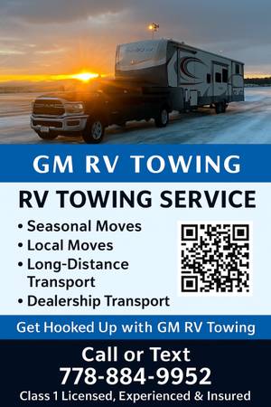 Get Hooked Up , RV , Marine, Vehicle and Compact Equipment Moving 1