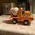 Orange Tonka Cement Mixer Truck 1970’s Pressed Steel 3 thumbnail