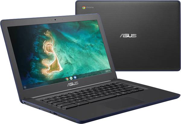 Asus - Chromebook 14” Celeron 2014 - 4GB RAM - 32GB eMMC - Dark Grey 1