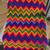 Rainbow Themed  Handmade Afghan—26”W x 80”— NEW 3 thumbnail