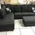 Black Sectional Couch. New 4 thumbnail