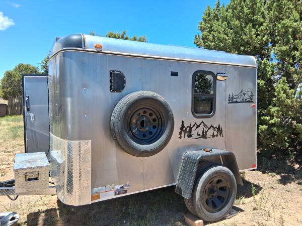 8 foot   cargo trailer camper 1