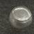 Clear Glass Happy Anniversary Bud Vase Gold Trim 6" 4 thumbnail