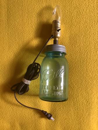 Vintage Ball Mason Jar Lamp 1