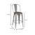 29 in. Matte Gunmetal Backed Bar Stool (Set of 2) by StyleWell 5 thumbnail