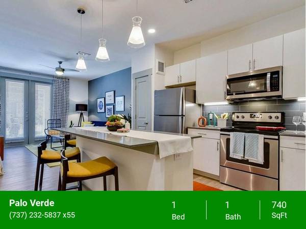 $1,456 / 1br - 740ft2 - Fantastic 1 BR 1 BA - Must see amenities! (Located in the Oak Hill area of Austin, Texas.)63979116624386120