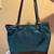 Garnet Hill Blue and Brown Tote Bag Made In Italy 1 thumbnail