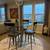 High-quality, bar-height 48” round glass top 3 thumbnail