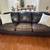 Leather Sofa and loveseat dark brown in good condition - CASH only 3 thumbnail