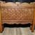 Vintage solid carved wood twin bunkbed set 4 thumbnail