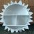 23” ALL AROUND WHITE METAL WALL SHELF 1 thumbnail