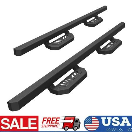 2019-2026 Silverado/Sierra 1500 Crew Cab Drop Step Running Board Set 1