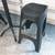 3 Piece High Top Black Patio Set 3 thumbnail