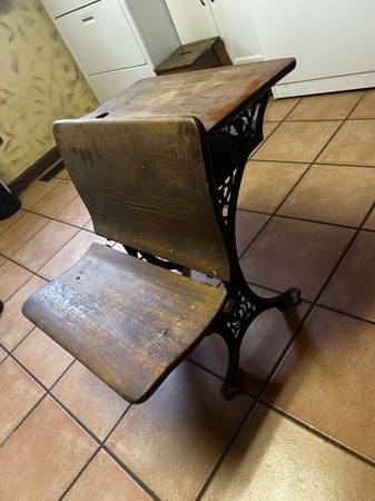 Antique Children's School Desk 1