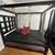 “Dore Alley” Queen Dungeon Bed Frame with Custom Red Leather Sling 1 thumbnail