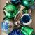 Vintage Christmas glass ornament wreath 9 thumbnail