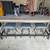 Bar Height Couch Table with Leather Swivel Bar Stools 2 thumbnail
