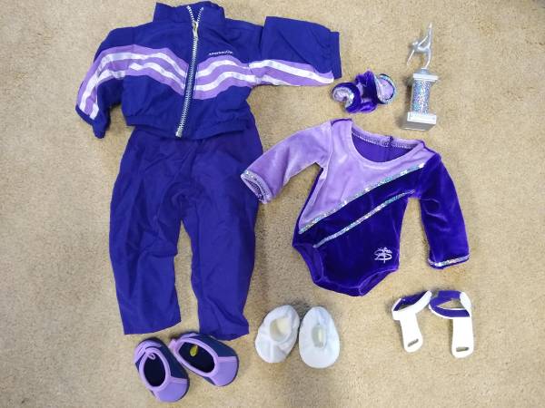 Vintage American Girl Gymnastics Outfits 1