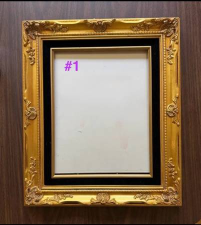 4 Vntg Gilded Frames 1