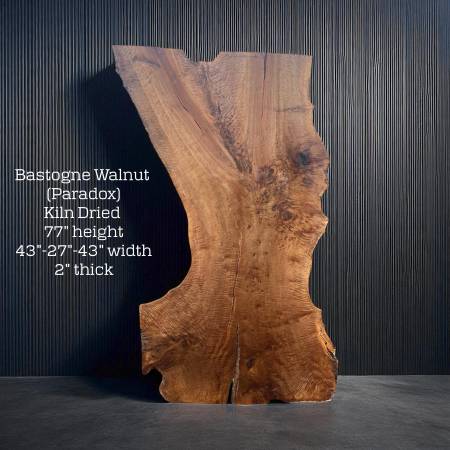 Bastogne & Claro Walnut Slabs 1