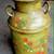 BEAUTIFUL Hand Painted Antique Farming full size Milk Can OLD! 1 thumbnail